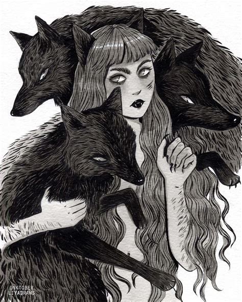Pin By Ruby On Girls Werewolf Art Werewolf Werewolf Girl