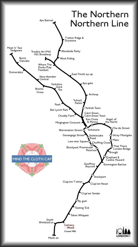 What The Northern Line Would Look Like If It Was Actually Northern ...