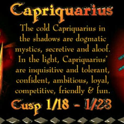 Capriquarius Cusp Born Aquarius Truths Capricorn Aquarius Cusp
