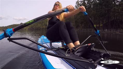 Oar Board Rowing With Your Stand Up Paddle Board Oar Board Sup Rower