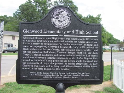 Glenwood Elementary And High School Georgia Historical Society