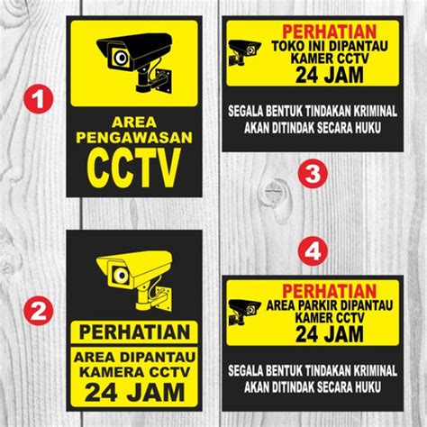 Jual Spanduk Cctv 24 Jam Banner Area Ini Dalam Pengawasan CCTV Kab