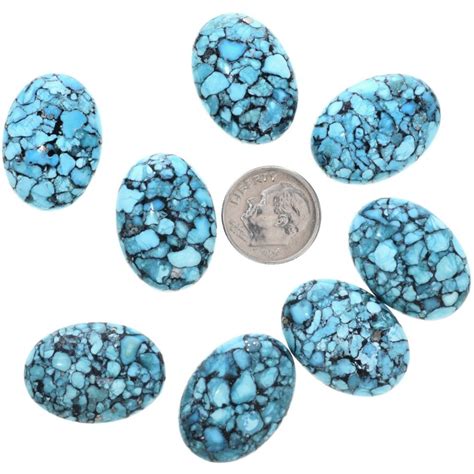 Turquoise Cabochons Sleeping Beauty Unbacked Oval 18mm X 25mm Etsy