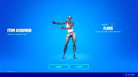 Floss is a rare emote in battle royale that can be obtained as a reward from tier 49 of season 2 battle pass. *How To Get The Floss Emote For Free In Fortnite Chapter 2 ...