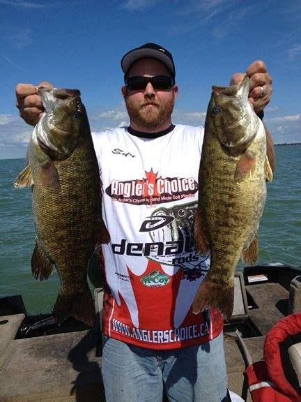 Sam Rankin Shows Off A Couple Of Lake St Clair Chunkers Caught On