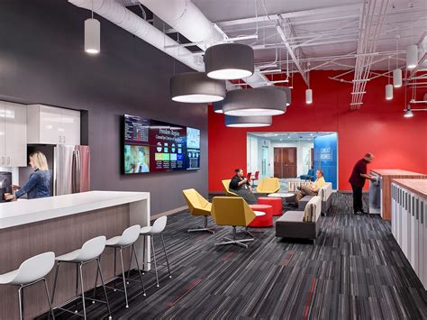 Fun Modern Office Design Featuring Arcadias Nios Lounge Comcast