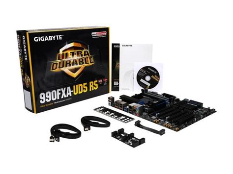 Open Box Gigabyte Ga 990fxa Ud5 R5 Rev 10 Am3 Atx Amd Motherboard