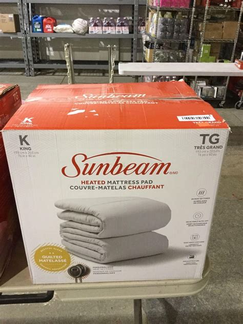 The sunbeam heated mattress pad is one of our top choices for a few different reasons. Sunbeam King Size Heated Mattress Pad - A D Auction Depot Inc.