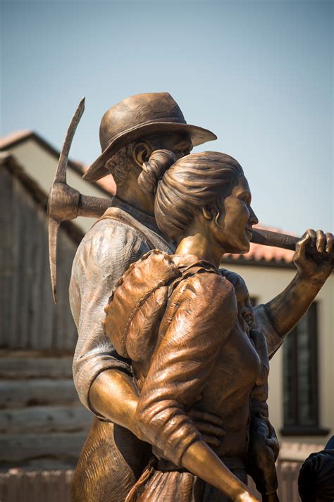 Pioneer family statue installed at Legacy Park in time for Pioneer Day