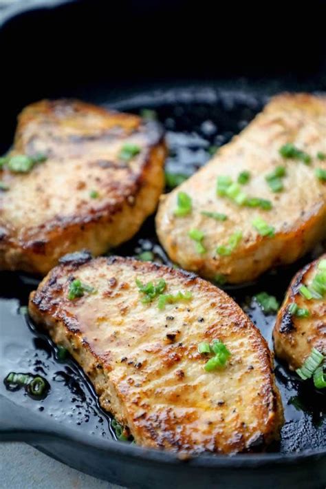 Top oven baked thin cut pork chops recipes and other great tasting recipes with a healthy slant from sparkrecipes.com. Easy Baked Pork Chops Recipe ⋆ Sweet Cs Designs | Easy ...