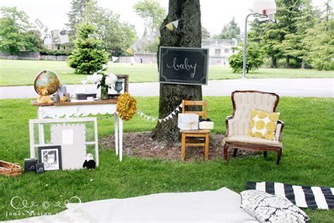 Here are some clever ideas that will help you throw a cheap baby shower! picnic in the park {baby shower} | Jones Design Company