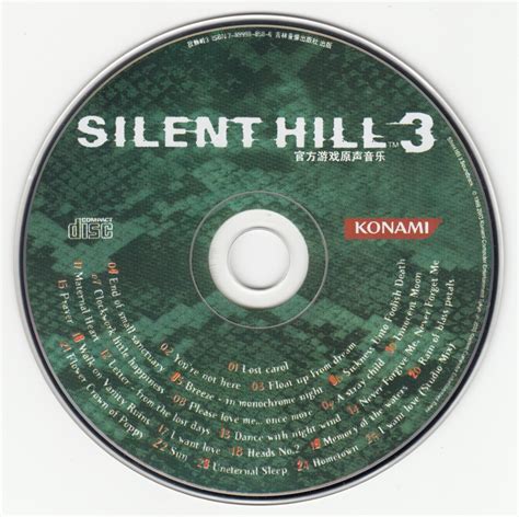 Silent Hill 3 Official Game Soundtrack Soundtrack From Silent Hill 3