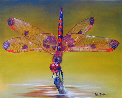 Dragonfly Colors Painting By Phyllis Beiser Pixels