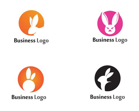 Kaninchen Logo Vorlage Vektor Icon Design Vorlage App ...