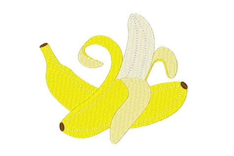 Banana Machine Embroidery Design