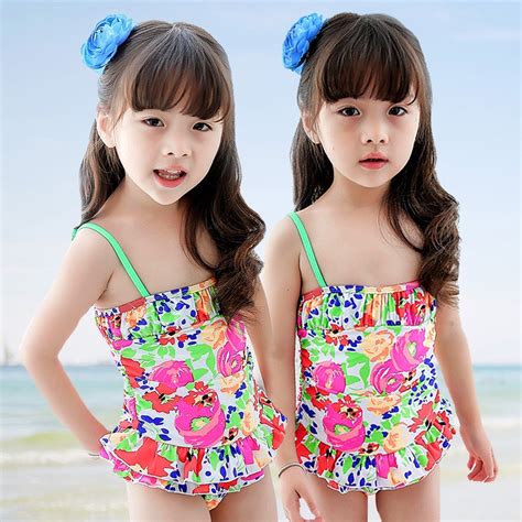 Looks like little gabi didn't like it when her mother cute kid hairstyles for young females who may be a toddler/child (age4) etc thank you to you all for. Baby Girls Swimsuits Print Flowers Cute One Pieces Swim ...