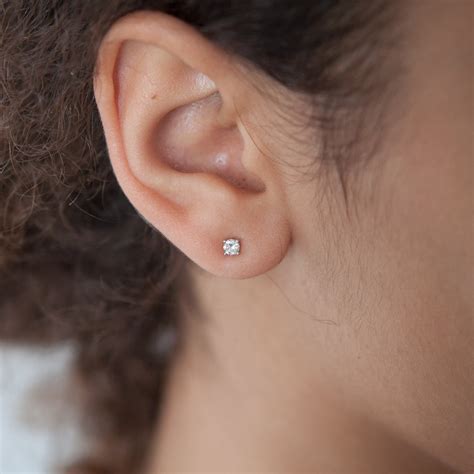 Update More Than 68 Flat Diamond Stud Earrings Vn