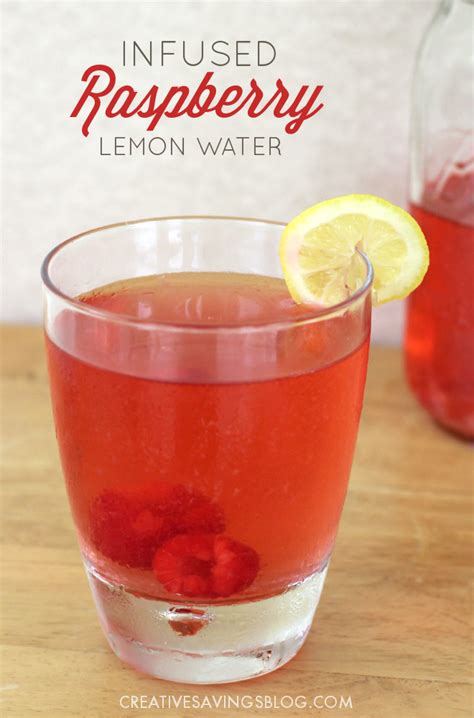 Infused Raspberry Lemon Water Infused Water Recipe Recipe Water