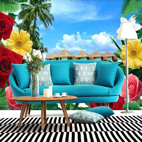 Youman 3d Home Decor Custom Wallpaper Floral Wallpaper