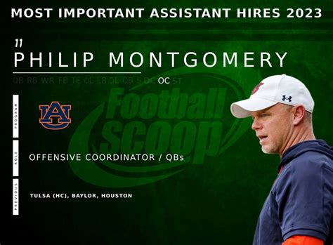 The Most Important Assistant Coaching Hires Of No Philip Montgomery Auburn