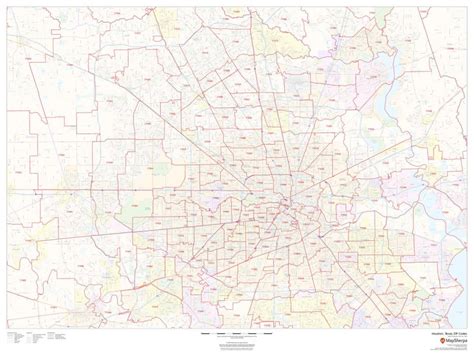 Houston Tx Zip Code Map