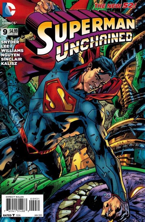 Superman Unchained 9 150 Bryan Hitch Wrap Variant Dc New 52 Comics