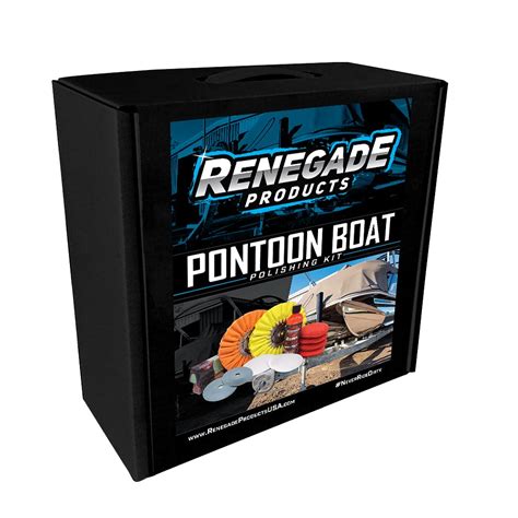 Renegade Products Aluminum Pontoon Boat Polishing Complete Kit With