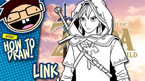 How To Draw Link The Legend Of Zelda Breath Of The Wild Narrated