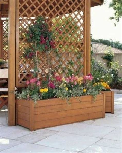 Pretty Privacy Fence Planter Boxes Ideas To Try04 Garden Trellis