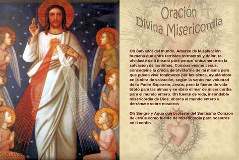 Santa María Madre De Dios Y Madre Nuestra Oración Divina Misericordia