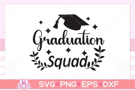 Graduation Squad Svg Png Eps Dxf Graphic By Miraclenow · Creative