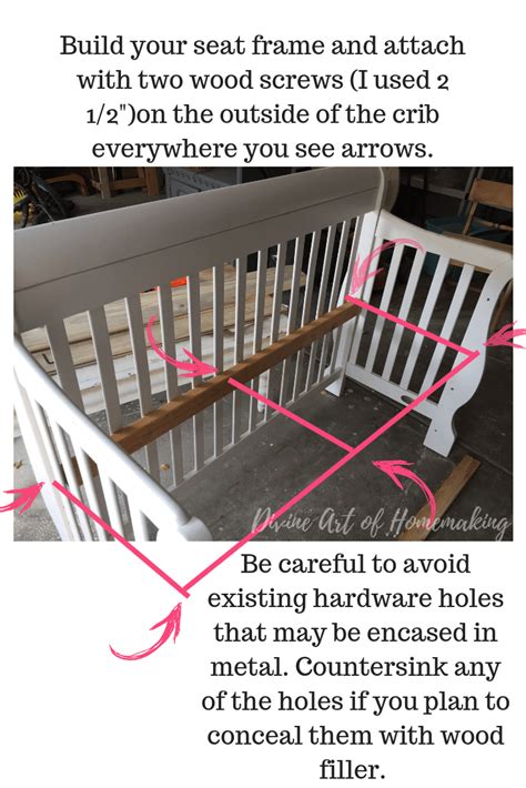 Crib To Bench Diy Plus How To Know If Your Crib Can Be Converted