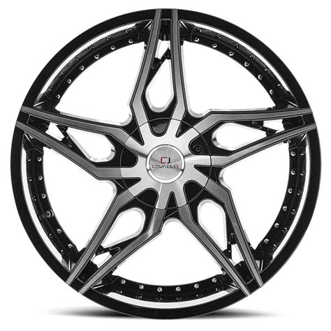 Cavallo Clv 38 Gloss Black And Machined Lowest Prices Extreme Wheels
