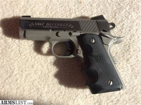 Armslist For Sale Colt Defender 9mm