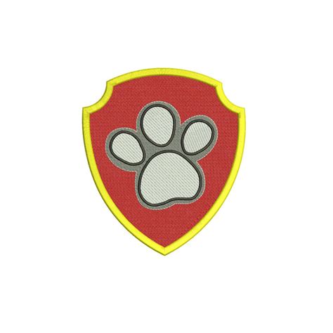 Instant Download 029 Paw Patrol Ryder Badge Applique Embroidery Design