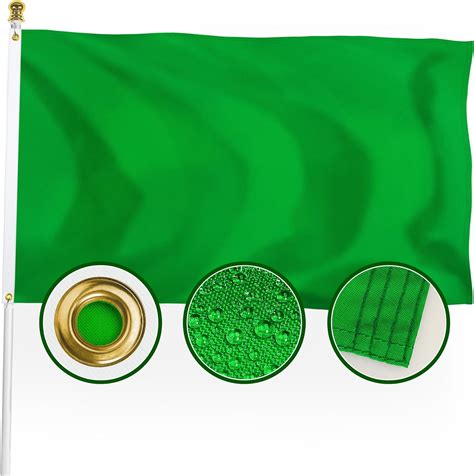 Amazon Xifan Premium Nylon Solid Green Flag X Outdoor Double