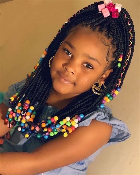 Jumbo Box Braids With Beads For Kids Jhayrshow