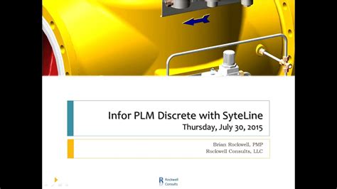 Infor Plm Discrete 102 Demo With Interface To Syteline 803 Youtube