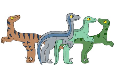 Raptor Squad By Kittylaughs On Deviantart
