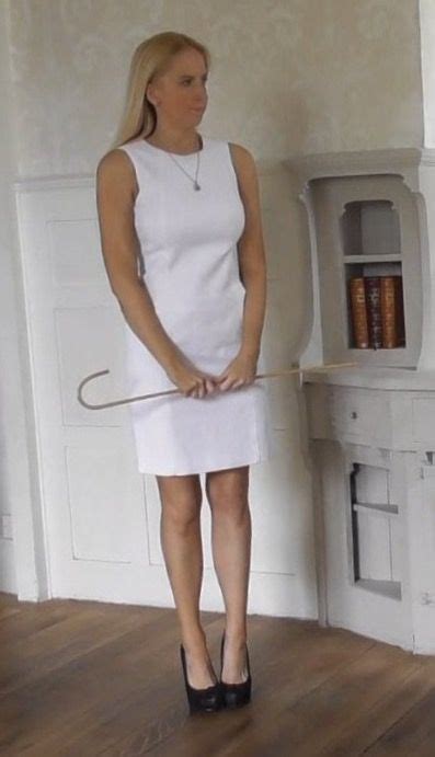You Young Man Are Going To Be Caned On The Bare Bottom White Dress