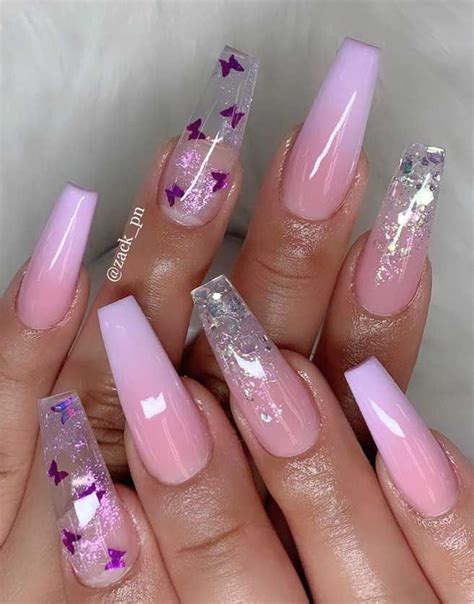 Cookiepower50 In 2020 Clear Nail Designs Best Acrylic Nails Nail