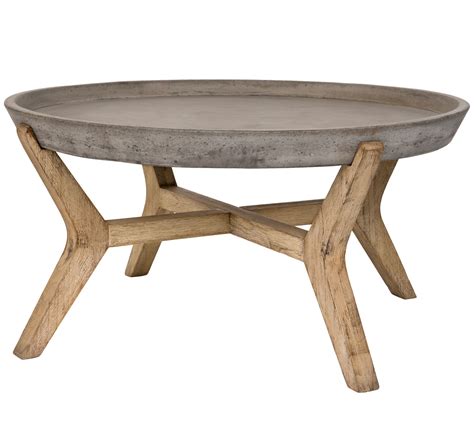 Wynn Indooroutdoor Modern Concrete Coffee Table By Safavieh