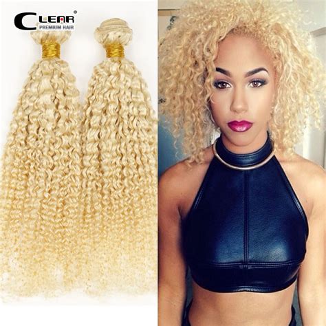 Russian Blonde Curly Virgin Hair 3pcs Lot Color 613 Platinumbleach