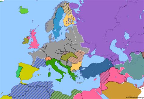 Historical Atlas Of Europe 31 August 1941 Omniatlas