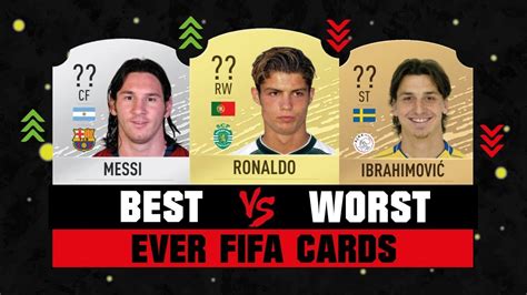 50 Footballers Best Vs Worst Ever Fifa Cards 😱🔥 Ft Ronaldo Messi