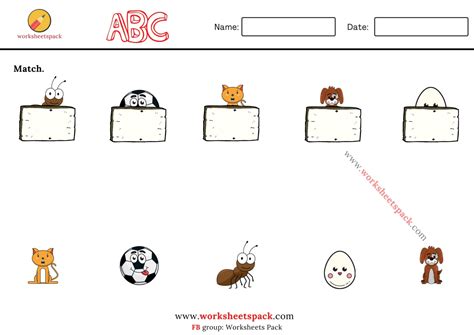 Matching pictures worksheets for preschoolers pdf