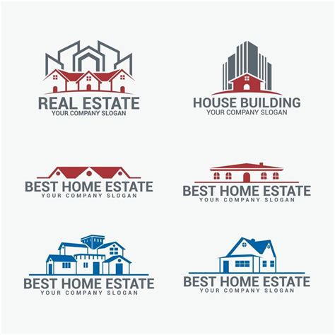 Real Estate Badges Logo Design Set 2220811 Vector Art At Vecteezy