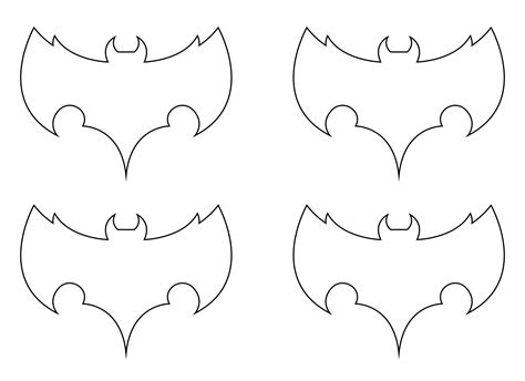 Bat Outline Printable Printable World Holiday