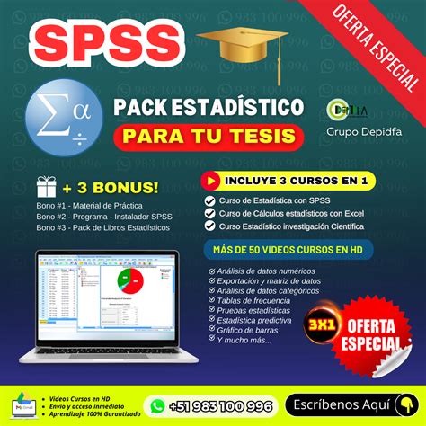 Pack Estadístico Spss Para Tesis Hotmart