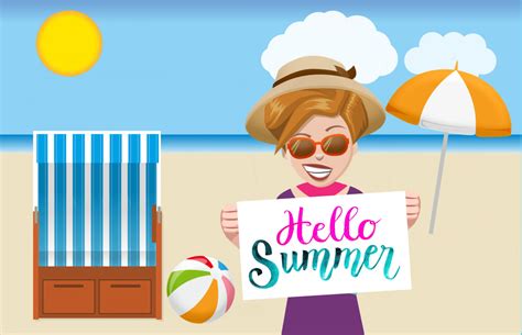 Free Images Hello Summer Woman Beach Sea Hat Travel Sunglasses